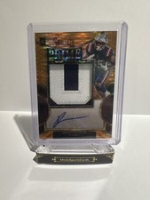 2022 Select - Pierre Strong Jr - Rookie Patch Auto - FOTL Neon Orange Pulsar /30