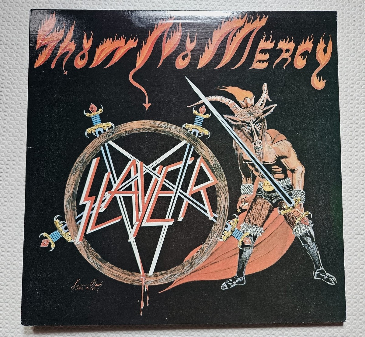 Slayer ‎- Show No Mercy Vinyl Brazil VERY RARE Banzai Records