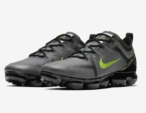 MENS NIKE AIR VAPORMAX 2019 SIZE 8.5 EUR 43 (CI6400 001) BLACK/ VOLT/ WOLF  GREY | eBay