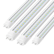 4FT T8 G13 LED Tube Light Bulbs 28W Garage Ceiling LED Shop Light V-shaped 6000K