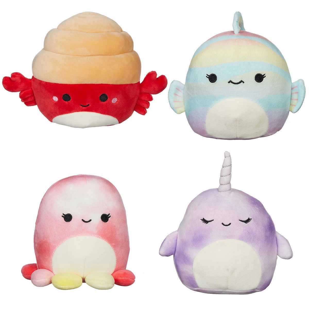  Squishmallow Oficial Kellytoy Food Squad Plush Toys Soft Plush  Animal (Chanel Cinnamon Roll, 7 Inch) : Toys & Games