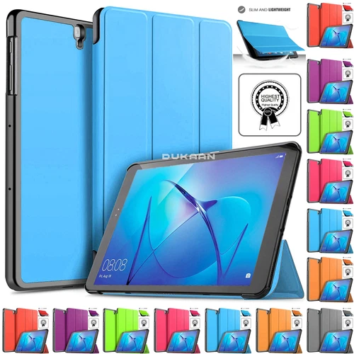 Magnetic Smart Cover Hard Shell Case For Huawei MediaPad M3 Lite 10.1", 8.4", 8"