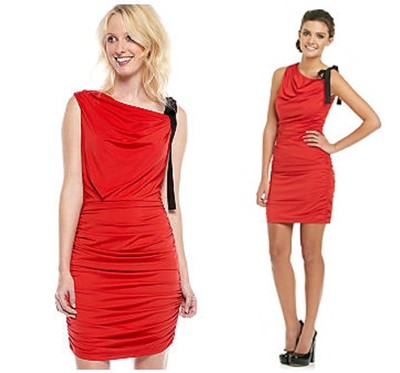 jessica simpson ladies' ruched dress Jessica Simpson Ruched V Neck Dress Women Mini dress XXL 2