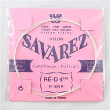 Savarez 524R Red Nylon Wound 4th. String