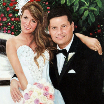 Handmade Portait Pencil Color Sketch Original Painting Customized Made by Order