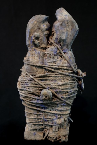 Art Africain Afrique - Statue de Protection Couple Fon Vaudou Voodoo - 22 Cms - Photo 5 sur 10