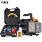 Ac Gauge and Vacuum Pump Set R12 R22 R134a R502 Air Conditioner Hvac Tools 4cfm