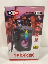 Soonbox S56 Wireless Speaker Bass Stereo Wifi TWS Link+ Microphone