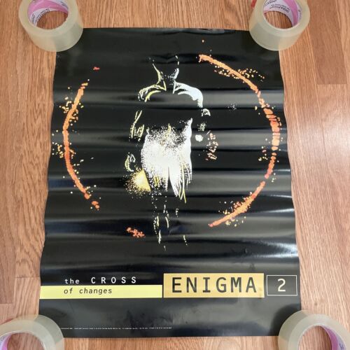 Affiche Enigma The Cross of Changes Rare Années 90x24 PROMO NFS - Photo 1/2