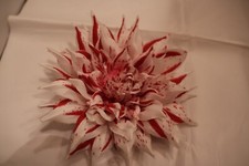 Lovely Red and White Artificial Flower   Pin On - New