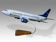 Boeing 737-300 Astraeus Desk Wood Airplane New Model Large Scale 1/72