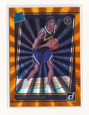 BONES HYLAND 2021-22 DONRUSS HOLO ORANGE LASER RATED ROOKIE LOS ANGELES CLIPPERS