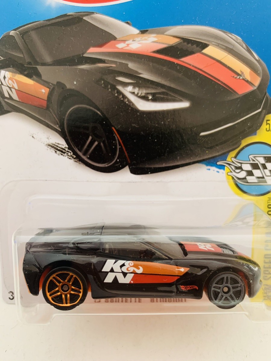 Hot Wheels Speed Graphics *5/10* '14 Corvette Stingray Car Figure