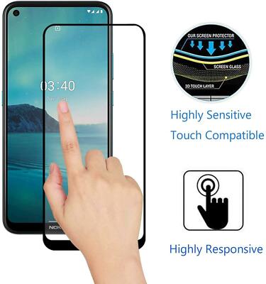Pellicola Nokia 8.3 Protezione Vetro temperato contorno Trasparente