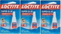3 Loctite 5g Super Glue Longneck Precision Tip Multi Purp No Drip Clear Adhesive 3 Loctite 5g Super Glue Longneck Precision Tip Multi Purp No Drip Clear Adhesive