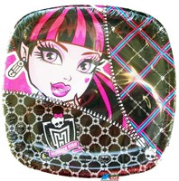 Monster High Small 7 Inch Party Cake Dessert Plates - Pocket Plate Monster High Small 7 Inch Party Cake Dessert Plates - Pocket Plate