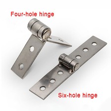 Frameless Glass Door Window Hinge Stainless Steel Folding Butt Hinges 2 Types
