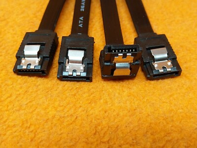 2x 3x SATA3 S-ATA3 Datenkabel mit Clip ca. 50cm 6Gb/s - NEU