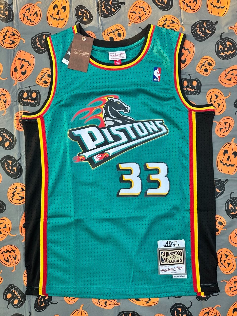 Mitchell & Ness HWC Swingman Grant Hill #33 Detroit Pistons Jersey