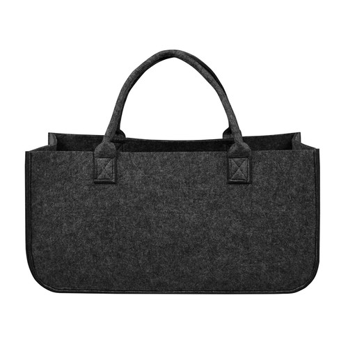 Filztasche Einkaufstasche Filz Stoff Filz Tasche Shopper Groß Dunkelgrau 2Stk. - Bild 11 von 12
