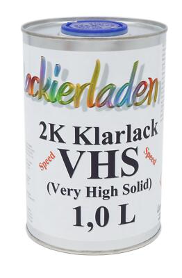 2K VHS Speed Klarlack 2:1 1,0 L | hochglanz schnell klar Lack 1 L 1000 ml