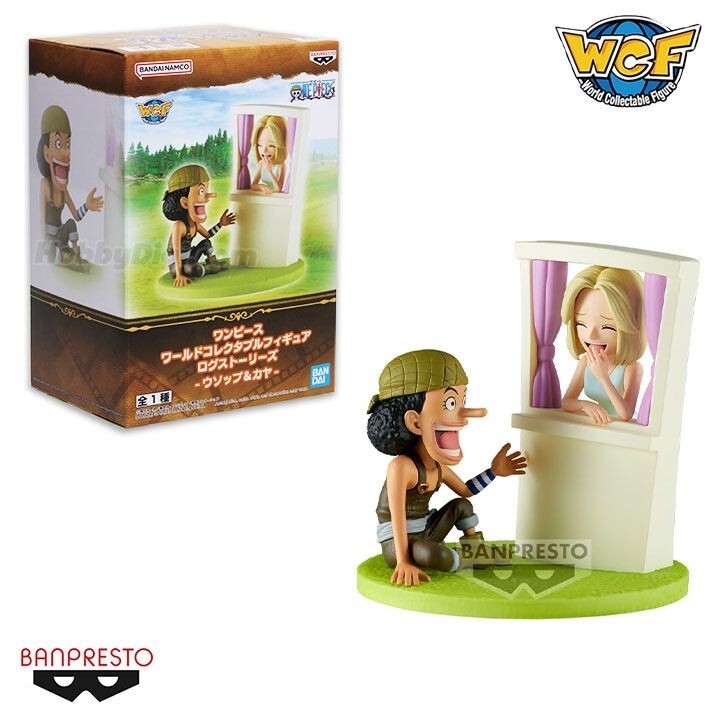 Figura coleccionable One Piece Usopp y Kaya World estatua historias de registro