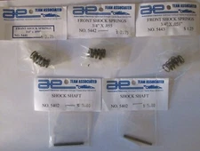 RARE VINTAGE ASSOCIATED Front Shocks springs and Shafts