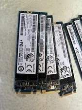 LOT of 5 SanDisk X400 128GB M.2 SATA SSD 2280 SanDisk 2280 M.2 SSD.