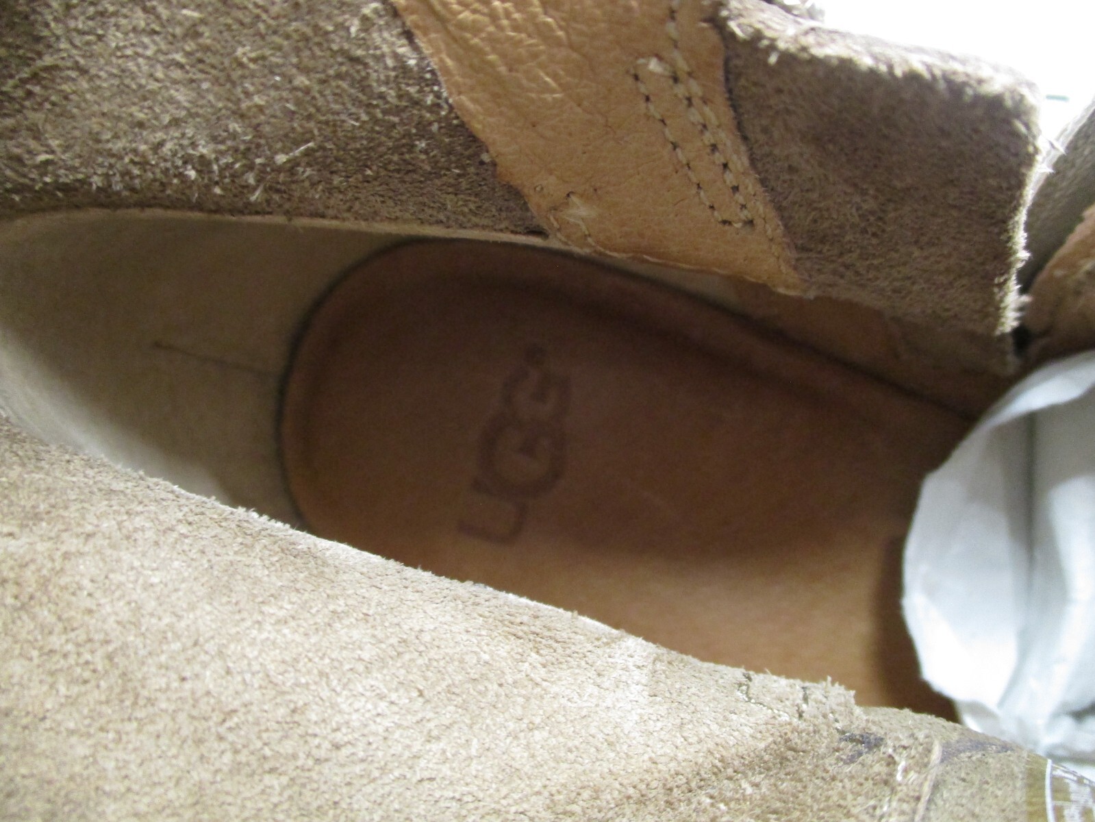 UGG Womens Brown Leather Side Zip Strap Ankle Boo… - image 10