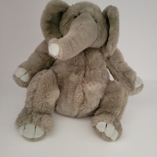 Dakin Lou Rankin Hoover Elephant Plush Sitting Stuffed Animal 14"