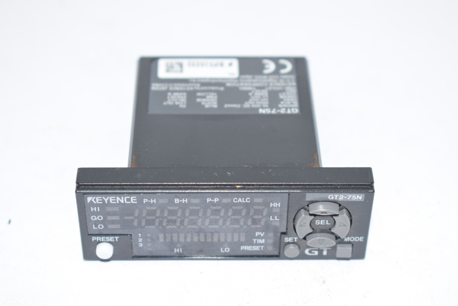 KEYENCE GT2-75N AMPLIFIER UNIT PANEL MOUNT TYPE NPN 10-30VDC 12-CORE CONNECTOR C