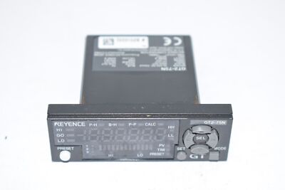 KEYENCE GT2-75N AMPLIFIER UNIT PANEL MOUNT TYPE NPN 10-30VDC 12-CORE CONNECTOR C
