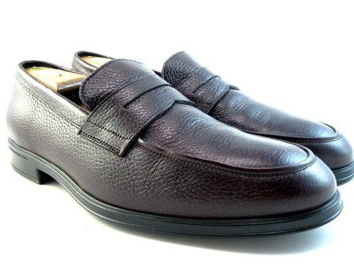 Leather Italian Penny Loafers 8.5 