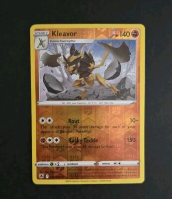 Pokémon TCG Kleavor 085/189 Swsh10: Astral Radiance Reverse Holo