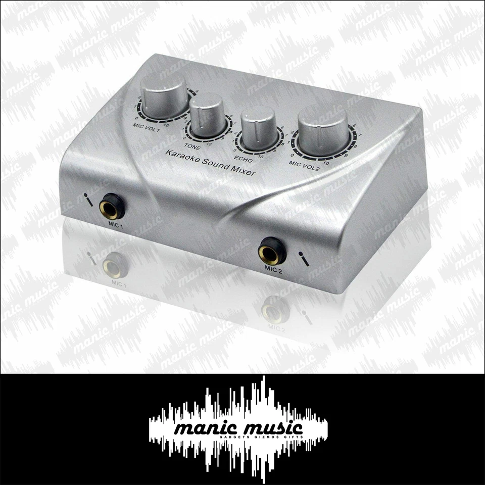 Karaoke Mixer Echo Effects MIC Microphone Pre-amplifier for Home Theater System  - Image 2 of 4