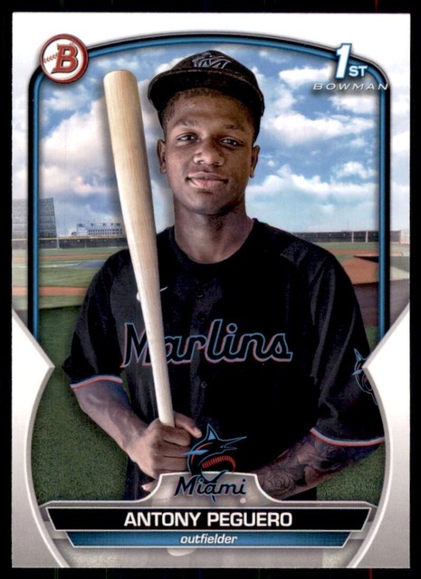 2023 Bowman Paper Base #BP-62 Antony Peguero - Miami Marlins 2023 Bowman Paper Base #BP-62 Antony Peguero - Miami Marlins