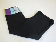 Lululemon Leggings Groove Crop Pant Reversible Size 6 Black Luon Female