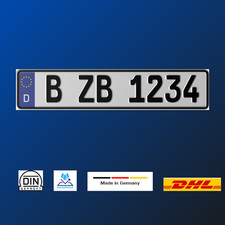 1x Kfz-Kennzeichen 460x110mm | Nummernschilder | Autokennzeichen | Kfz-Schilder