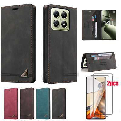 Für Xiaomi 15T Pro Redmi Note 15 Pro Hülle Wallet HandyLeder Magnet Schutzhülle