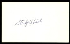 Stan Coveleski Baseball Index Card Signed Auto Autograph (no COA) *g12