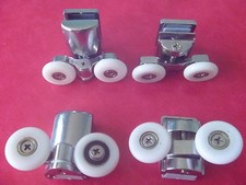  4 X shower door rollers wheels bearings runners SR018A #