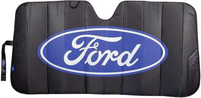 BRAND New Ford Plasticolor 003858R01 Black Matte Finish Sunshade Car Truck or