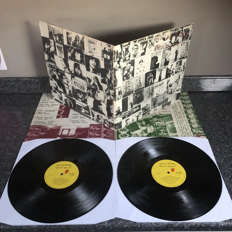 LP VINYL ROLLING STONES ALBUM EXILE ON MAIN STREET UK 1ST PRESS 1972 EX/EX - Image 3 of 4