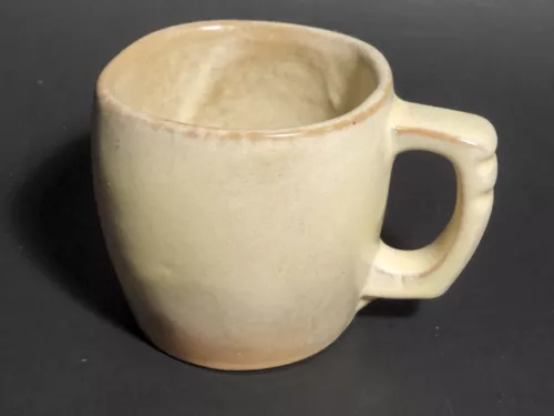 Vintage Frankoma Desert Gold Pottery Plainsman 5C Coffee Tea Cup Mug