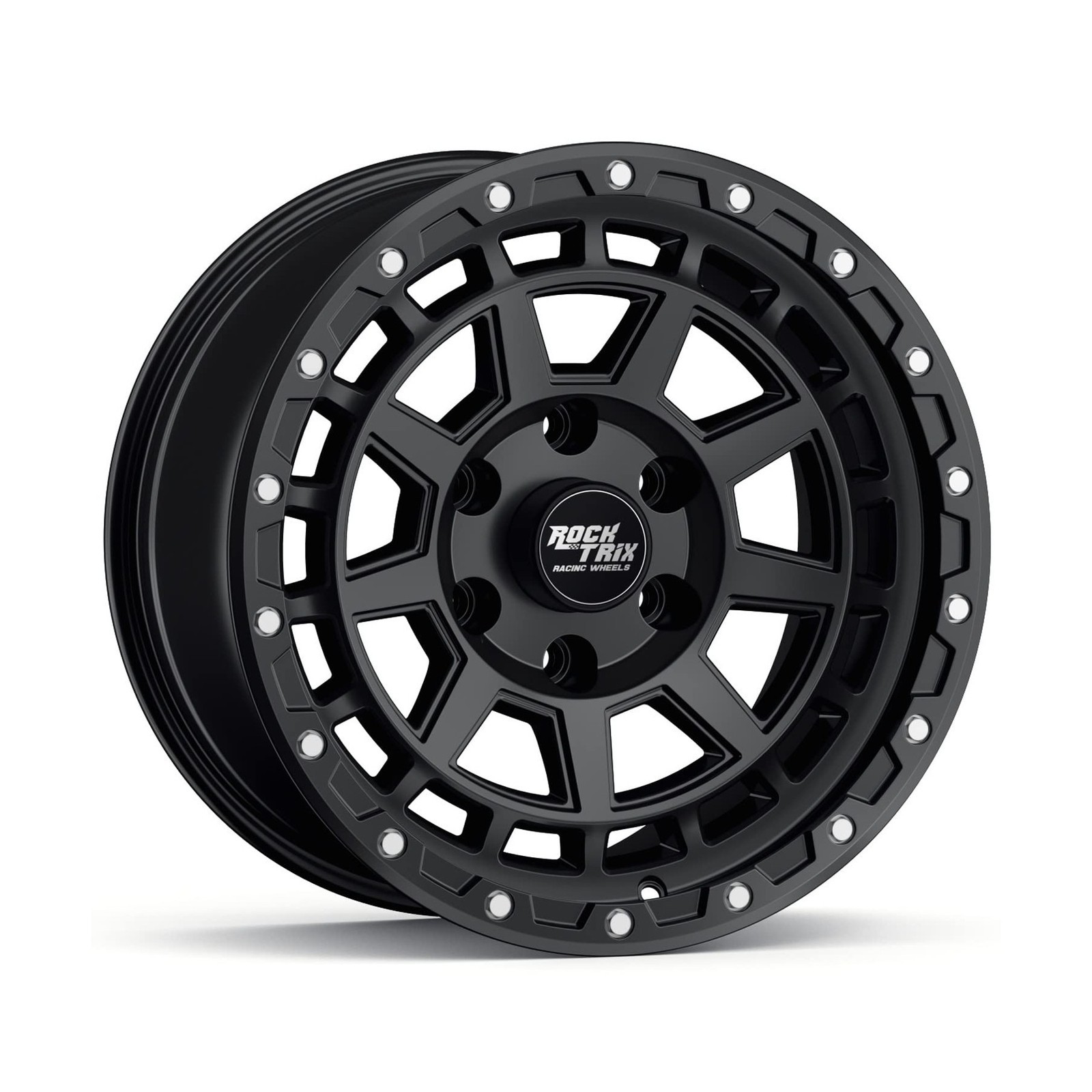 RockTrix RT114 17 inch Wheel Compatible with Ford 2021+ Bronco 17x9 6x5.5 Whe...