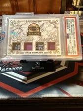 PSA 10 leaf Ultimate Sports Vince McMahon US/icons RL Silve S/H 4 Patch Relic /2