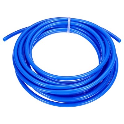 Pneumatic Tubing 1/4'' OD 16.4ft 6mm OD 4mm ID PU Air Line Pipe Tube Blue