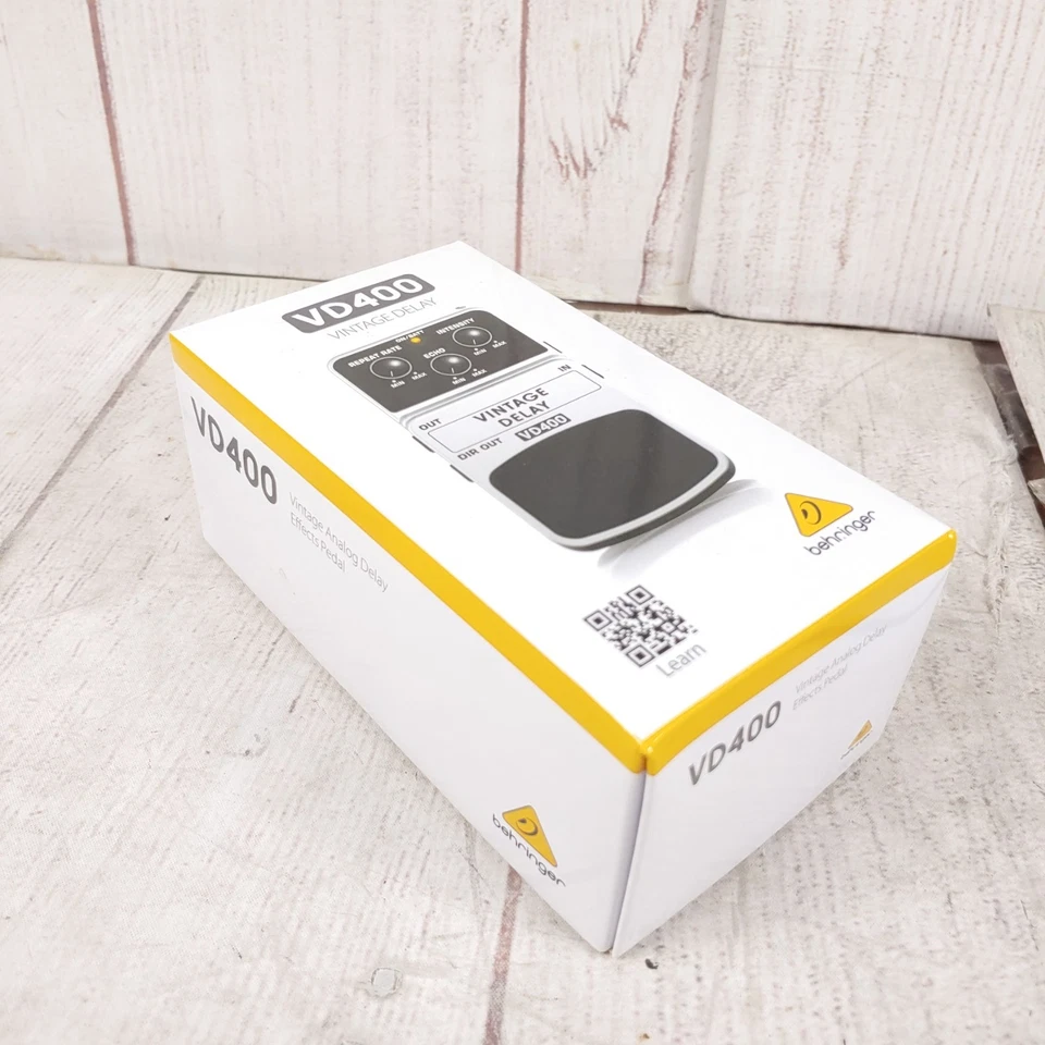 NEW OPEN BOX - Behringer Vintage Delay VD400 Effects Pedal - with Box + Manual - Image 3 of 4