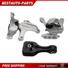 ENGINE MOTOR MOUNT & AUTO TRANS MOUNT SET FIT FOR 2016-21 HONDA CIVIC 1.5L TURBO