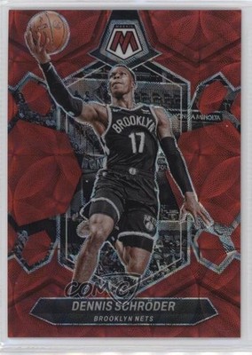 2023-24 Panini Mosaic International Red Prizm 53/75 Dennis Schroder #148 hs9